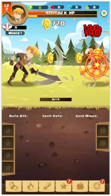 Clicker Knight Idle Incremental RPG android App screenshot 4